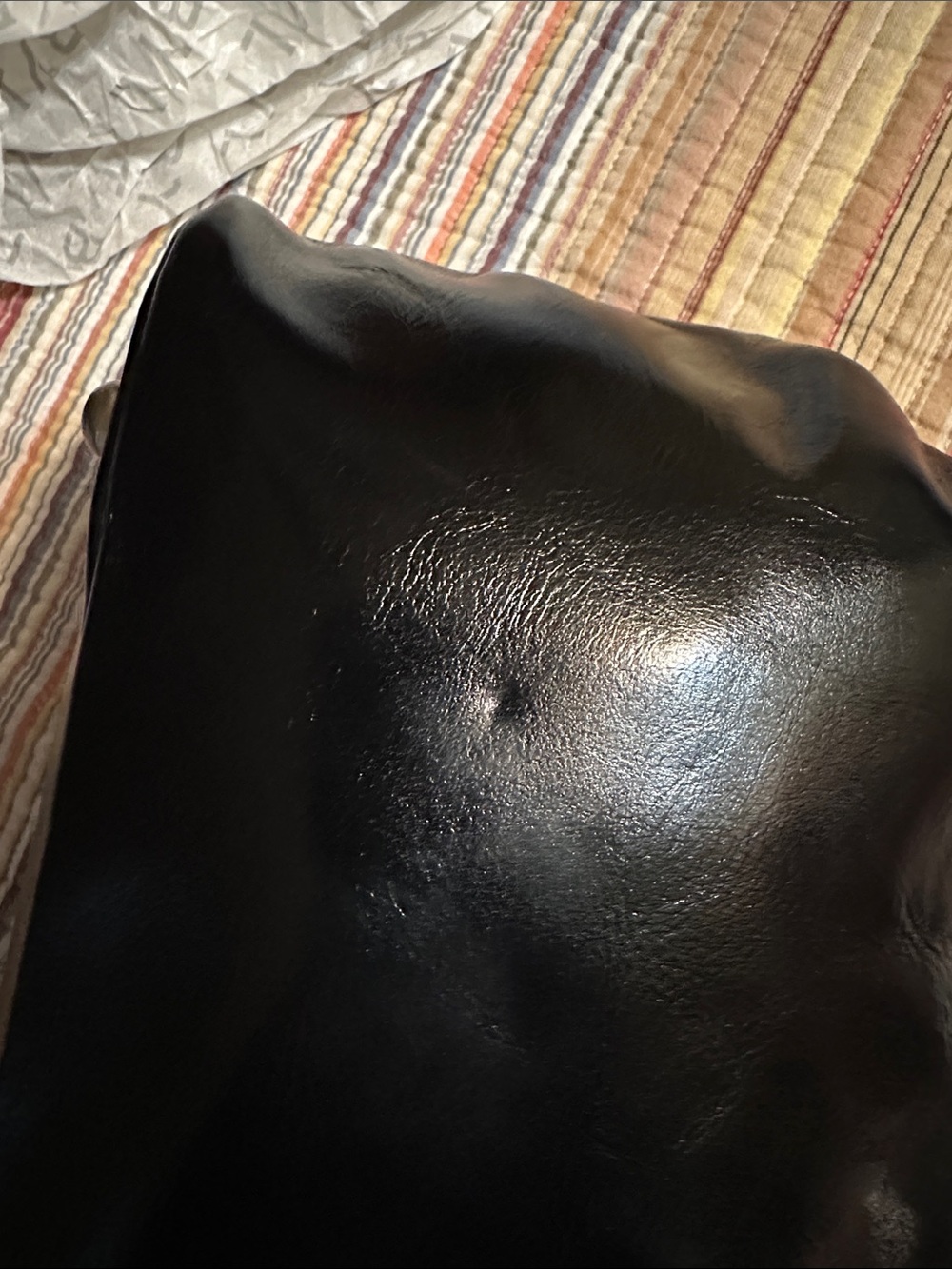 Patricia Nash Black Patent Leather Chain Shoulder Bag - Picture 11 of 11